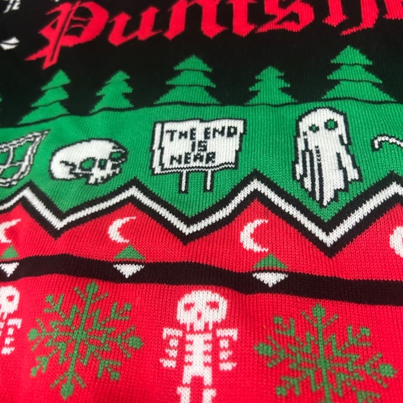 Phoebe Bridgers Limited Edition Punisher Christmas Sweater Size S - Picture 2 of 5